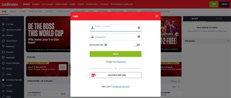 Ladbrokes login